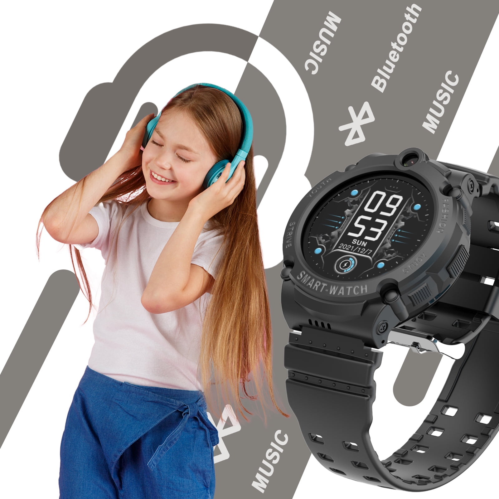 PTHTECHUS S02 Kids Smart Watch with GPS and 4G