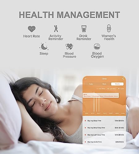 Silver Smartwatch for Women with Touchscreen & Sensors