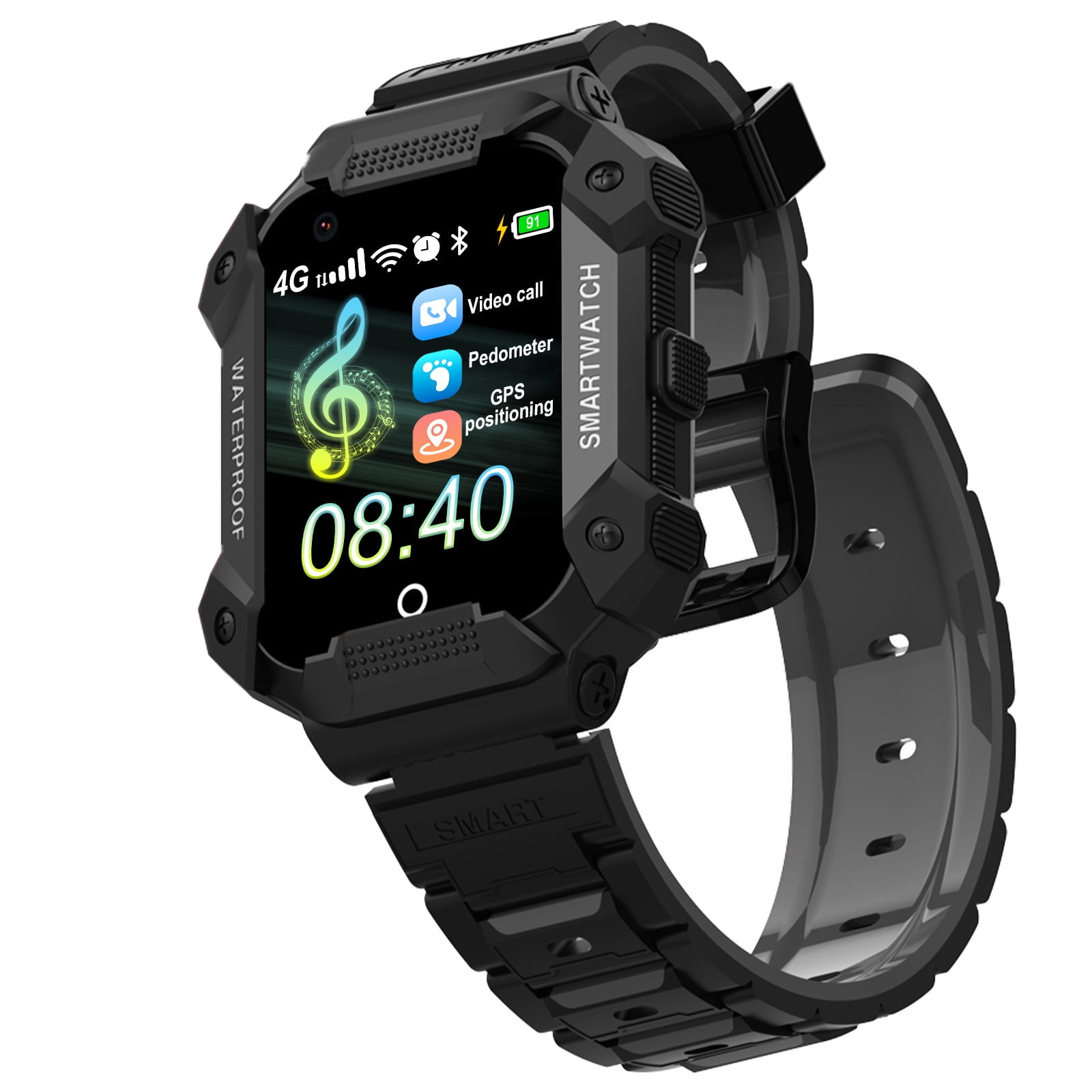 PTHTECHUS S07 Kids Smart Watch with GPS