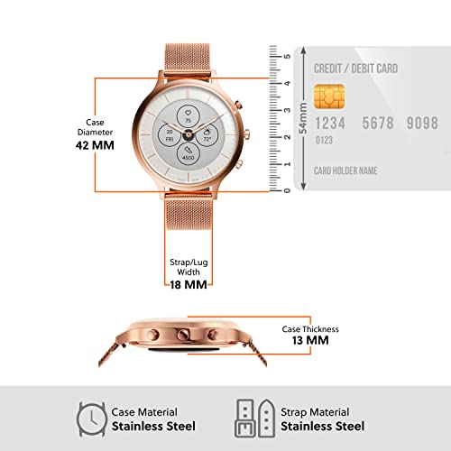 Fossil Women's Hybrid Smartwatch with Heart Rate Monitor