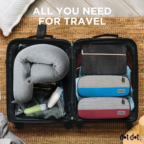 Dot&Dot Memory Foam Travel Pillow for Ultimate Comfort