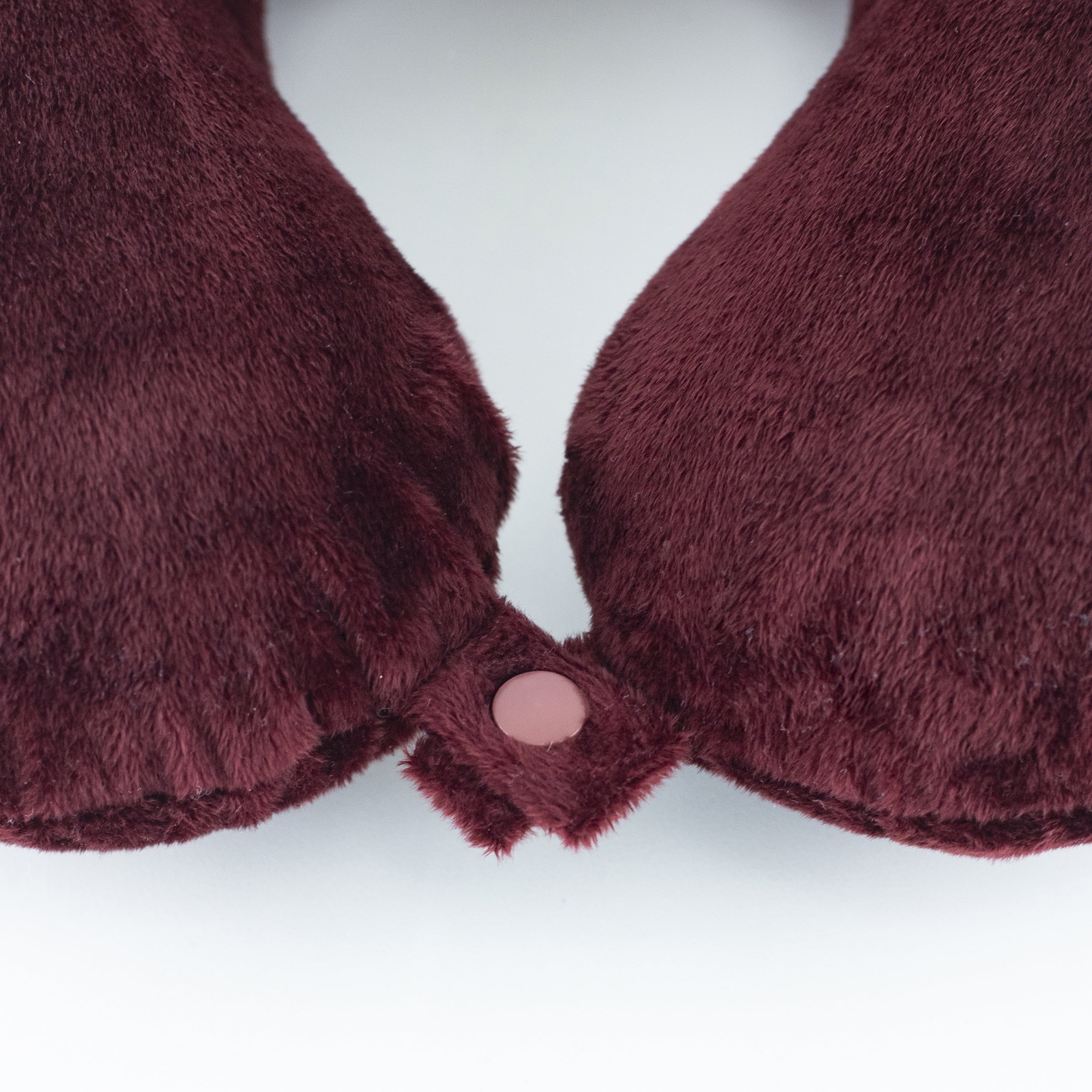 Bon Voyage Classic Neck Pillow in Burgundy