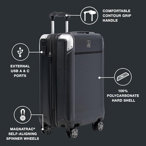Travelpro Platinum Elite Expandable Hardside Spinner 21-Inch