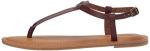 Amazon Essentials Women's Brown Thong Sandals