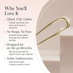 Kitsch Elegant Gold Hair Pin for Updos