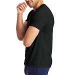 Hanes Black Short Sleeve X-Temp Tee - Large