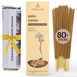 Holy Palo Santo Incense Sticks - 80 Charcoal-Free Sticks