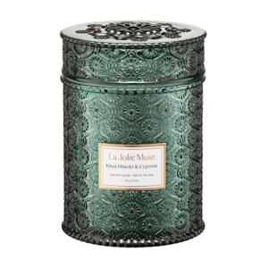 Hinoki & Cypress Large Jar Candle by Maelyn Kōya