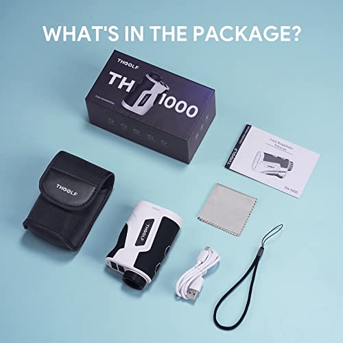 THGOLF USB C Rechargeable Golf Rangefinder with Slope