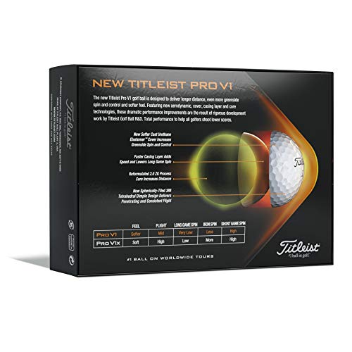 Titleist Pro V1 Golf Balls - Pack of 12