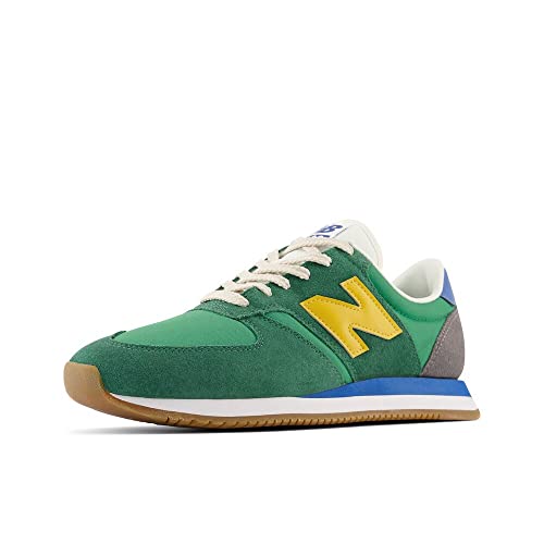 New Balance Retro 420 Sneakers in Forest Green/Yellow