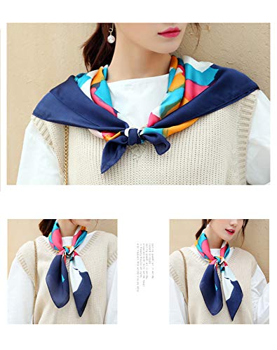 Vintage Satin Silk Feel Head Scarf for Women