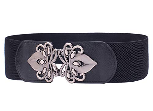Vintage Wide Elastic Stretch Belt for Women