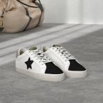 Vintage Havana Lace Up Sneakers in Black and Gold