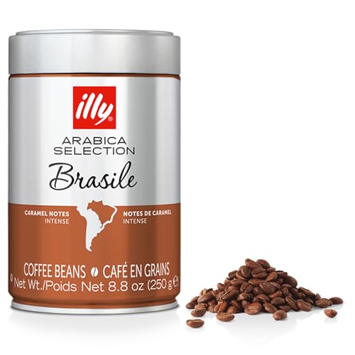 Illy Brazil Whole Bean Coffee 8.8oz Tin