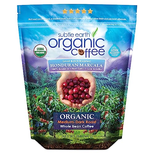 Organic Whole Bean Honduran Coffee - Medium-Dark Roast