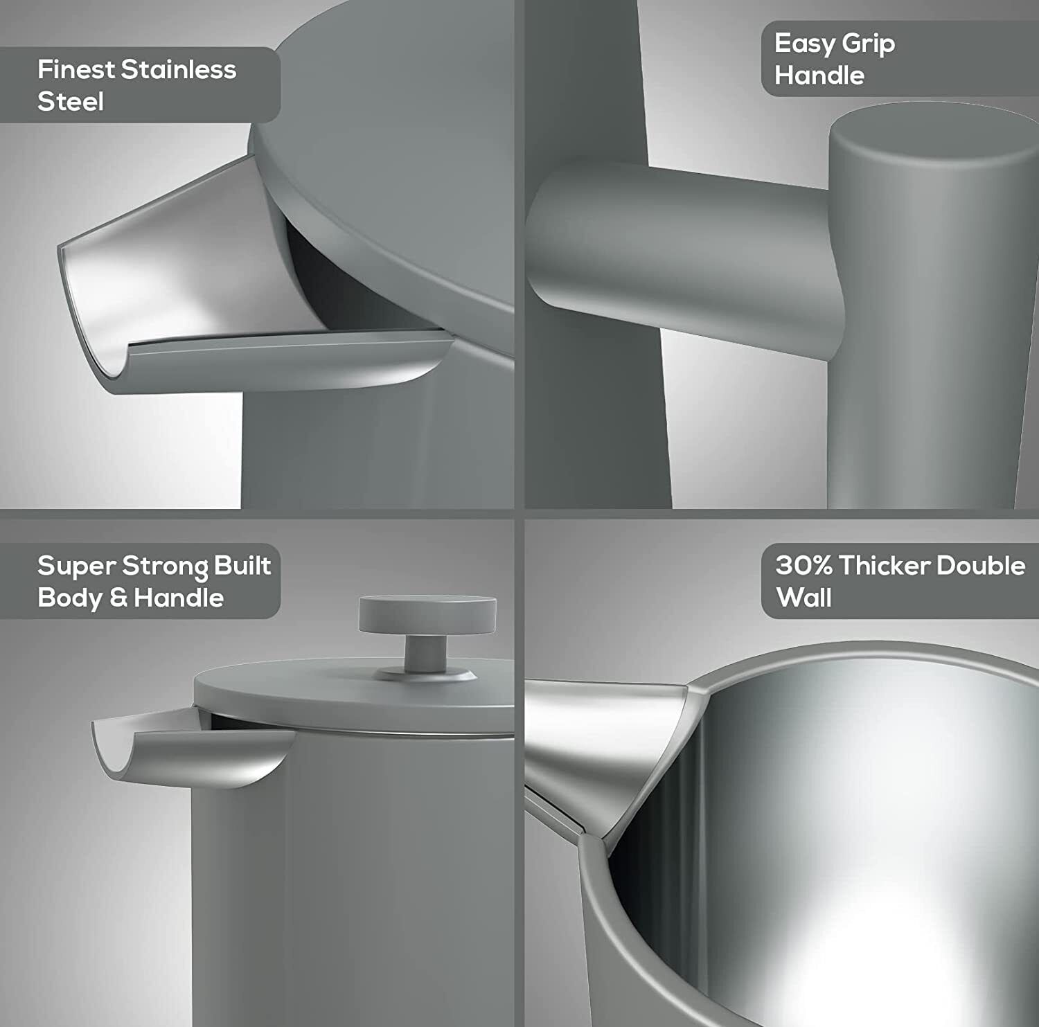 Stainless Steel French Press Coffee Maker with Filters