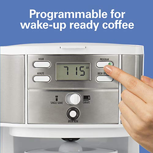 Hamilton Beach 2-Way Coffee Maker, 12-Cup & Single-Serve