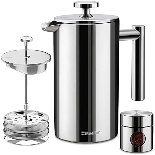 Mueller Double-Wall Stainless Steel French Press