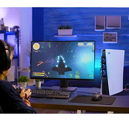 PS5 Cooling Fan with LED Light & USB Port