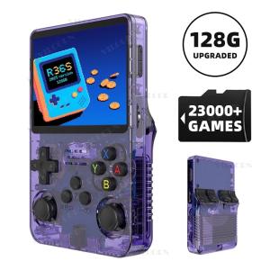 VILCORN R36S Handheld Game Console 128G - Purple