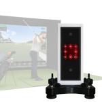 Golf Launch Monitor Leveling Stand with Shield