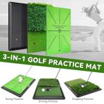 Indoor/Outdoor Golf Mat for Swing Practice and Chipping