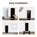 Golf Launch Monitor Leveling Stand with Shield