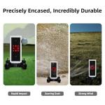 Golf Launch Monitor Leveling Stand with Shield