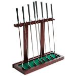 Wooden Golf Club Display Rack for 14 Clubs