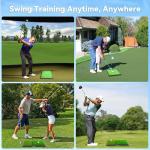 Indoor/Outdoor Golf Mat for Swing Practice and Chipping