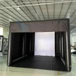Inflatable Golf Simulator Enclosure for Indoor Practice