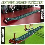 Kamitty Premium Indoor Golf Putting Mat with Return