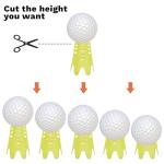 CHGCRAFT 17-Piece Plastic Golf Tee Set