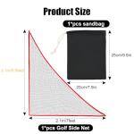 Nylon Side Net for Golf Nets and Simulators