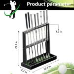 Wooden Golf Club Holder Stand and Organizer