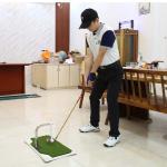 Adjustable Golf Swing Trainer for Home Practice