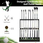 Wooden Golf Club Holder Stand and Organizer