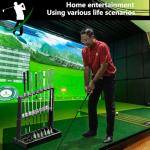 Wooden Golf Club Holder Stand and Organizer