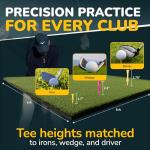 Amazique 5×4 Ultra-Thick Golf Hitting Mat
