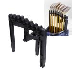 Adjustable Golf Club Holder for 9 Clubs