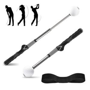 Gruyxen Golf Swing Trainer with Sound & Correction Arm