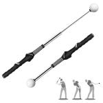 Retractable Golf Swing Trainer with Rhythm Click Sound