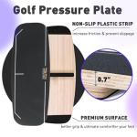 Golf Pressure Plate - Indoor Swing Trainer & Balance Board