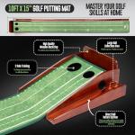 Palladium Indoor Putting Mat with Ball Return