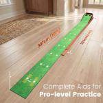 Adjustable Slope Indoor Putting Green with Auto Return