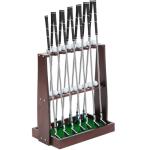 Lenwen Wooden Golf Club Rack for 13 Clubs
