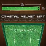 Indoor Golf Putting Mat with Ball Return