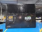 Portable Inflatable Golf Simulator Enclosure with Screen