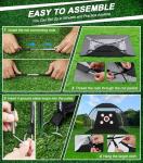 10x7FT Golf Practice Net with Tri-Turf Mat